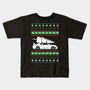 Christmas Nissan GTR R34 Kids T-Shirt